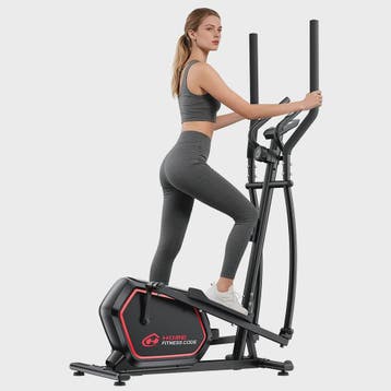 Compacte Elliptical Trainer met 16 Weerstandsniveaus en Hart, Sport en Fitness, Fitnessapparatuur, Verzenden, Nieuw