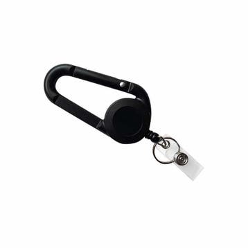 Sleutelhanger met karabijnhaak - 9cm - Met sleutelring - Zwa, Ophalen of Verzenden, Nieuw, 50 tot 100 mm, Overige typen