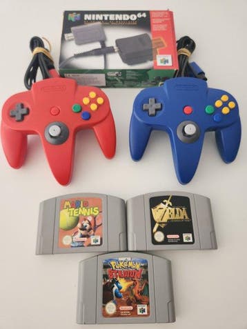 Nintendo - N64 - 3x Nintendo 64 Game Cartridges (Zelda &, Nieuw