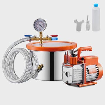 Vacuümkamer Kit met 3.5CFM Pomp & 4.92ft Slang - 1.5/3/5 Gal, Verzenden, Nieuw