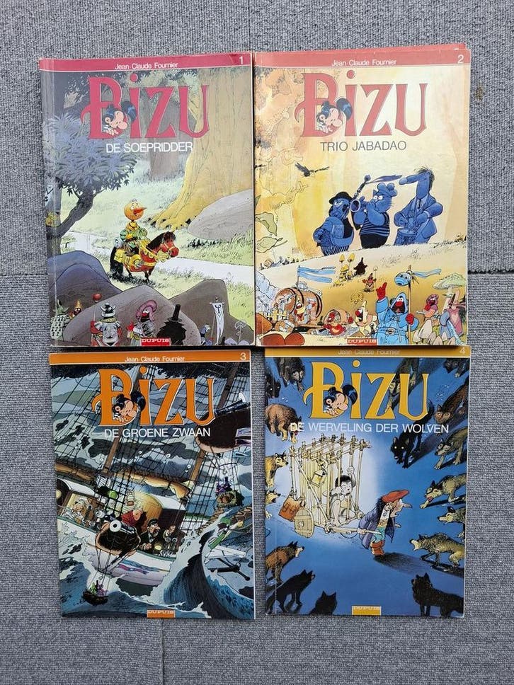 Bizu strip door Jean-Claude Fournier. Bizu stripboeken, Boeken, Stripboeken, Gelezen, Complete serie of reeks, Verzenden