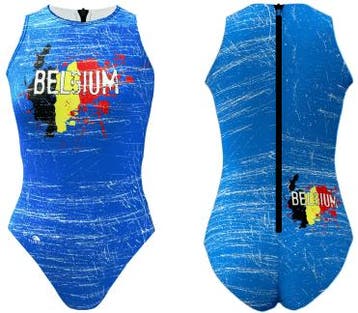 Special Made Turbo Waterpolo badpak Belgium, Nieuw