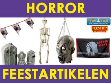 Mega aanbod horror feestartikelen, Verzenden, Nieuw