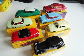 Dinky Toys 1:43 - Modelauto (8) - Opel Kapitan, Citroën DS, Nieuw
