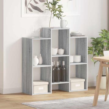 vidaXL Dressoir Grijs Sonoma 90 x 30 x 90 cm, Huis en Inrichting, Kasten | Dressoirs, Verzenden, Nieuw, 50 tot 100 cm, 25 tot 50 cm