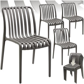 Tuinstoelen Alcudia, weerbestendig, stapelbaar, Verzenden, Nieuw