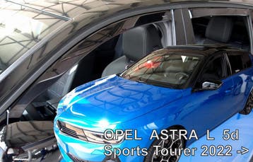 Opel donkere zijwindschermen raamspoilers visors oa Vivaro, Ophalen of Verzenden, Nieuw, Porsche