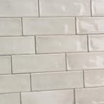 Wandtegels handvorm 6,5x20 cm neutraal glans, Verzenden, Nieuw