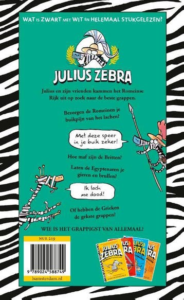 Gigagrappig moppenboek / Julius Zebra 9789024588749, Verzenden, Zo goed als nieuw, Gary Northfield