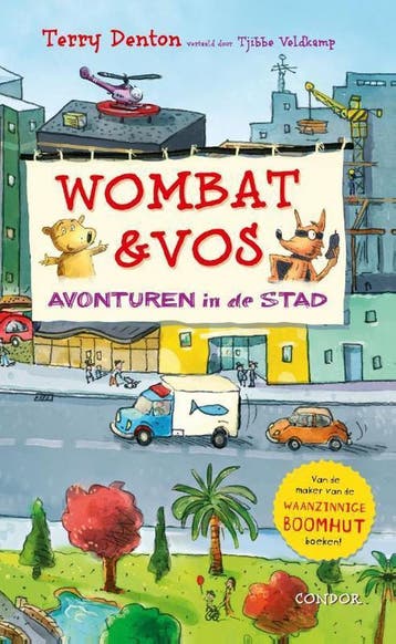 Avonturen in de stad / Wombat & Vos - Terry Denton, Verzenden, Zo goed als nieuw, Terry Denton