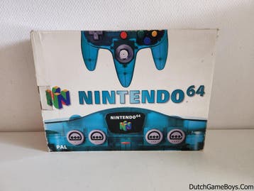 Nintendo 64 / N64 - Console - Ice Blue - Funtastic - Boxed, Spelcomputers en Games, Spelcomputers | Nintendo 64, Verzenden, Gebruikt