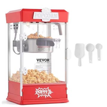 Popcorn Machine 4oz 1.5 Gallon met Verwarming en LED, Verzenden, Nieuw