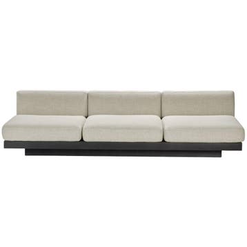 Serax 3-zitsbank Rudolph Indoor Bone Black - Nieuw in, 250 tot 300 cm, 100 tot 125 cm, Klassiek, Ophalen of Verzenden