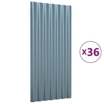 Golfplaten Staal 80x36cm | Laatste Stuk!, Dakplaat of Dakpanplaat, Ophalen of Verzenden, Zo goed als nieuw, Metaal