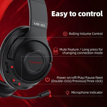 2dekans | Fuegobird UG-01 2.4GHz Draadloze Gaming Headset -, Ophalen of Verzenden, Zo goed als nieuw