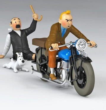 collection Hachette 1/24 - Modelauto - La Moto de Tintin -, Boeken, Strips | Comics, Nieuw