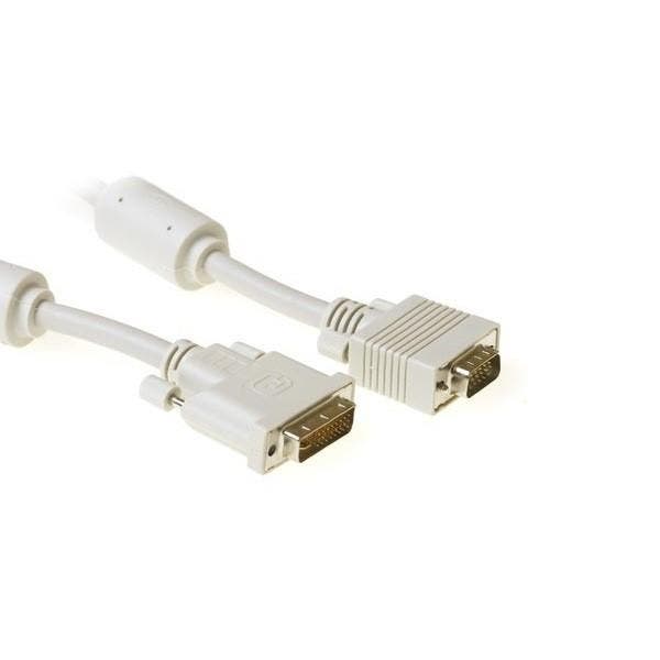 DVI naar VGA kabel | ACT | 3 meter, Audio, Tv en Foto, Audiokabels en Televisiekabels, Nieuw, Verzenden