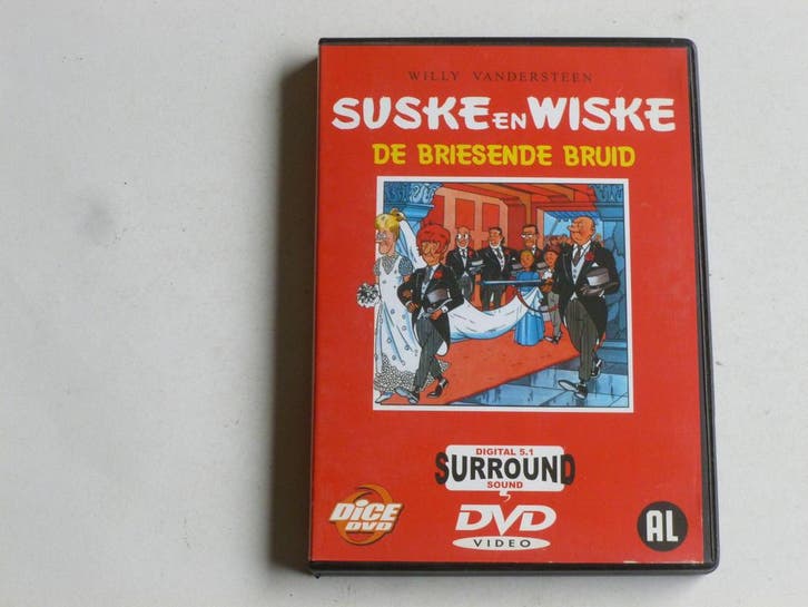 Suske en Wiske - De Briesende Bruid (DVD), Cd's en Dvd's, Dvd's | Kinderen en Jeugd, Ophalen of Verzenden