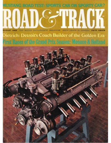 1964 ROAD AND TRACK MAGAZINE AUGUSTUS ENGELS, Nieuw, Author