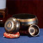 Tibetaanse Klankschaal Set met Kussen en Klopper Yoga, Verzenden, Nieuw