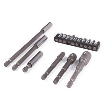 Benson Bit verlenger set - 60, 100 en 150 mm - 16 delig -..., Ophalen of Verzenden, Nieuw, Boor- en Schroefmachine