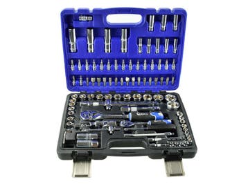 Doppenset - Doppendoos - 1/2 En 1/4 Duims - Gereedschapsset, Auto diversen, Autogereedschap, Ophalen of Verzenden, Nieuw