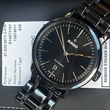 Rado - Unknown - Zonder minimumprijs - 01.629.0073.3.018 -, Nieuw