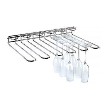 GGM Gastro | Glazenrek - verchroomd staal - 45cm | 93400 |, Verzenden