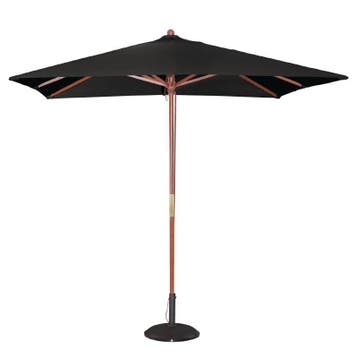 Parasol Vierkant Zwart - 2,7(h)x2,5(l)x2,5(b) meter, Verzenden, Nieuw in verpakking