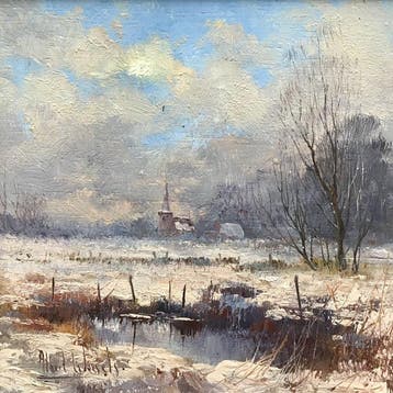 Albert Wessels (1938-2010) - Winter.