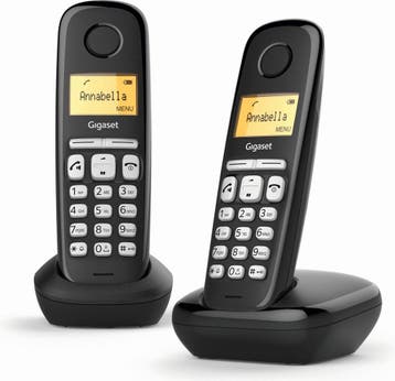 Gigaset A220 Duo v2 - Duo DECT telefoon - Zwart, Verzenden, Nieuw