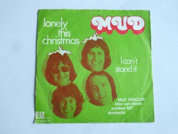 Mud - Lonely this Christmas (Vinyl Single), Cd's en Dvd's, Vinyl Singles, Ophalen of Verzenden, Zo goed als nieuw