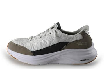 Skechers Instappers in maat 42 Wit, Kleding | Heren, Verzenden, Wit, Overige typen, Zo goed als nieuw