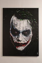 Joker - Heath Ledger - The Dark Knight - By PopArt Artist, Nieuw