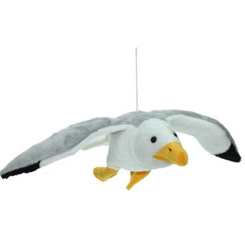 Cornelissen zeemeeuw knuffel - grijs/wit - pluche - 31 cm, Verzenden, Nieuw