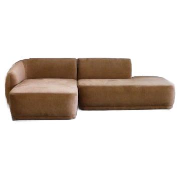 4x6 sofa X5 – Modulaire Design Bank Beige Velours -, Huis en Inrichting, Banken | Bankstellen, 250 tot 300 cm, 125 tot 150 cm