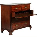 Ladenkast met verborgen bureau waarin 10 postvakjes en 5 kle, Antiek en Kunst, Ophalen of Verzenden