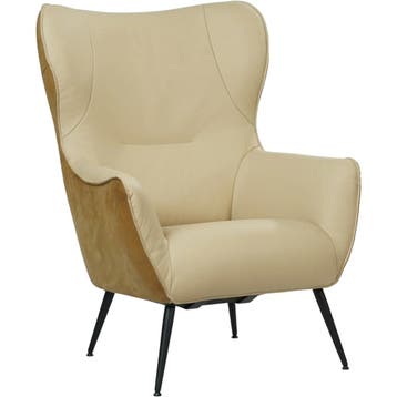 Leren DUO fauteuil, Ophalen of Verzenden, Nieuw, Leer
