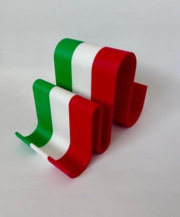 Tijdschriftenhouder - biopolymeer - Tricolore Italiana, Antiek en Kunst