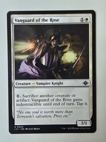 VANGUARD OF THE ROSE (LCI) (U 0042) (MTG) (TRADING CARD), Verzenden, Gebruikt