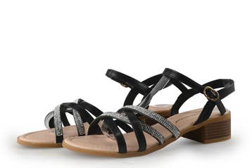 Claudia Ghizzani Sandalen in maat 38 Zwart, Claudia Ghizzani, Verzenden, Zwart, Sandalen of Muiltjes