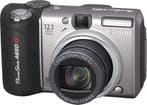 Canon PowerShot A650 IS Digitale Compact Camera - Zilver, Verzenden, Zo goed als nieuw