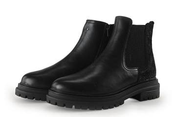 S.oliver Chelsea boots in maat 38 Zwart, Verzenden, Zwart, Overige typen, Zo goed als nieuw