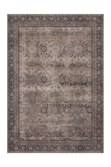 Vintage Vloerkleed | Inka | Siermotief | Bruin | 240x340 cm, Verzenden, Nieuw