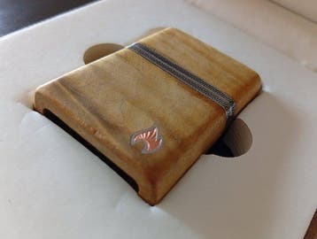 Zippo - Wood Case Greek Key Band – 2025 – Caixa de, Nieuw