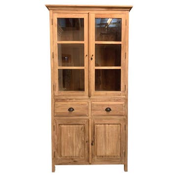 Teak kast Oldenzaal -  100 cmBuffetkasten, Huis en Inrichting, Kasten | Buffetkasten, Ophalen of Verzenden, Nieuw