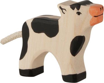 Holztiger houten kalf zwart - speel van €9,99 voor €8,99, Ophalen of Verzenden, Nieuw