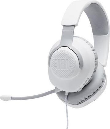 JBL Quantum 100 Wit Gaming Headphones - Over Ear, Verzenden, Nieuw