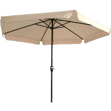 Gemini parasol met volant ecru 3 m, Ophalen of Verzenden, Nieuw