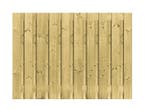 Vuren Schutting 21-planks 130 x 180 cm, Nieuw